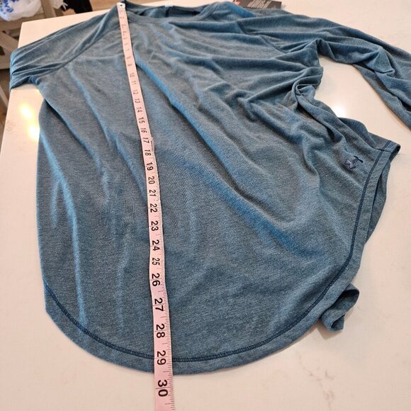NEW Under Armour Top Large UA Open Back Long Sleeve Thunder Blue 1325873-489 NWT - Picture 13 of 13